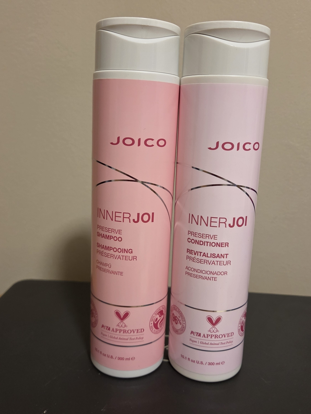 Joico InnerJoi Preserve Shampoo & Conditioner - Light Pink